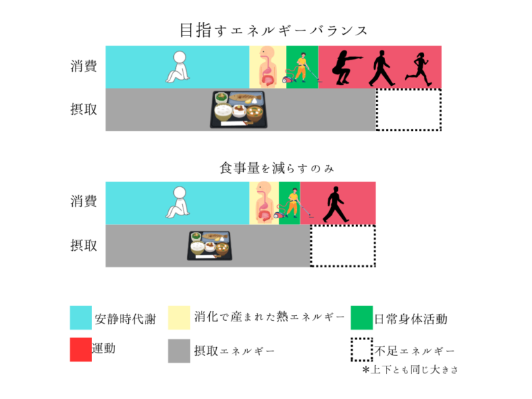 目指すエネルギーバランス